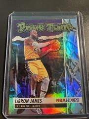 LeBron James [Holo] #8 Basketball Cards 2021 Panini Hoops Prime Twine Prices