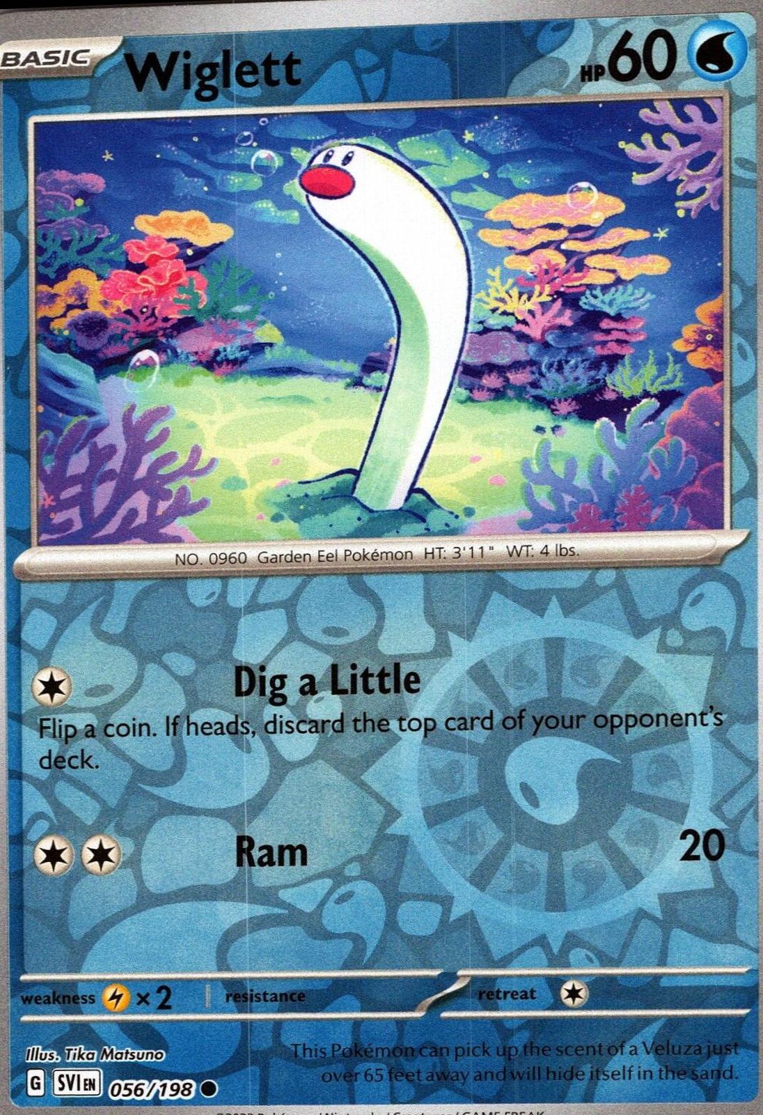 thumbnail image 2 of Pokemon GO Trade: 15x Wiglett - Digital Card Set For Go Players 2 of 6