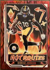 Diontae Johnson [Red] #HR-15 Football Cards 2022 Panini Phoenix Hot Routes Prices