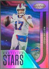 Josh Allen [Pink] Football Cards 2022 Panini Certified Stars Prices