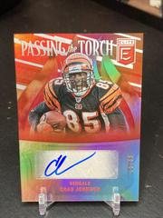 Chad Johnson Football Cards 2022 Panini Donruss Elite Passing the Torch Signatures Prices