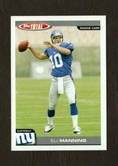 Eli Manning #350 Football Cards 2004 Topps Total Prices