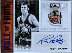 Rick Barry [Purple] #HOF-RBA Basketball Cards 2020 Panini Chronicles Hall of Fame Autographs Prices