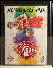Trae Young [Ruby] #9 Basketball Cards 2023 Panini Court Kings Self Expression Prices