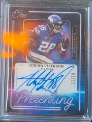 Adrian Peterson [Presenting Autograph] #199 Football Cards 2022 Panini One Prices