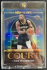 Zion Williamson [Hyper Gold] Basketball Cards 2021 Panini Hoops High Court Prices