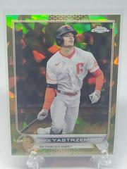 Mike Yastrzemski [Gold] Baseball Cards 2022 Topps Chrome Sapphire Prices