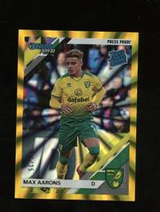 Max Aarons [Donruss Premier League Press Proof Gold Laser] #129 Soccer Cards 2019 Panini Chronicles Prices
