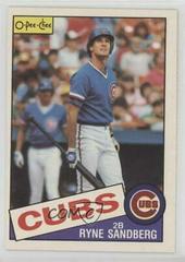 Ryne Sandberg Baseball Cards 1985 O Pee Chee Prices