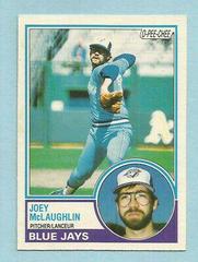Joey McLaughlin #9 Baseball Cards 1983 O Pee Chee Prices