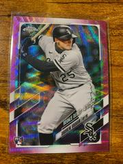 Andrew Vaughn [Pink Wave Refractor] Baseball Cards 2021 Topps Chrome Update Prices