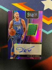 Devin Harris [Purple Prizm] #AM-DHS Basketball Cards 2021 Panini Select Autograph Memorabilia Prices
