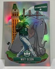 Matt Olson #D17 Baseball Cards 2022 Panini Diamond Kings Downtown Prices