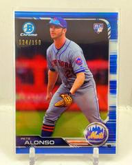 Pete Alonso [Blue Refractor] #CRA-PA Baseball Cards 2019 Bowman Chrome Rookie Autographs Prices