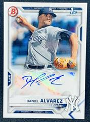 Daniel Alvarez Baseball Cards 2021 Bowman Paper Prospects Autographs Prices