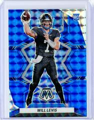 Will Levis [Blue] #2 Football Cards 2023 Panini Mosaic Draft Picks Prices