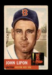 John Lipon Baseball Cards 1953 Topps Prices