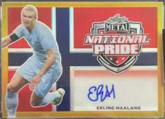 Erling Haaland [Prismatic Gold] #NP-EH1 Soccer Cards 2022 Leaf Metal National Pride Autographs Prices