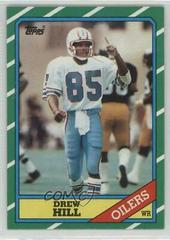 Drew Hill Football Cards 1986 Topps Prices
