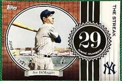 Joe DiMaggio Baseball Cards 2007 Topps DiMaggio Streak Prices