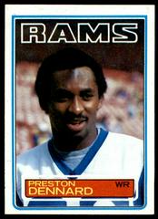 Preston Dennard #89 Football Cards 1983 Topps Prices