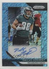 Dallas Goedert [Blue Shimmer] #99 Football Cards 2018 Panini Prizm Rookie Autographs Prices