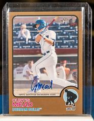 Curtis Mead [Gold] Baseball Cards 2022 Topps Heritage Minor League Real One Autographs Prices