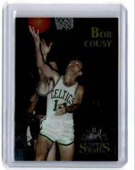 Bob Cousy [Finest Atomic Refractor] Basketball Cards 1996 Topps Stars Prices