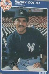 Henry Cotto #U-31 Baseball Cards 1985 Fleer Update Prices
