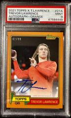 Trevor Lawrence [Autograph Orange] #21A Football Cards 2021 Topps X Trevor Lawrence Prices