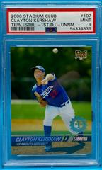 Clayton Kershaw [1st Day Issue Unnumbered] Baseball Cards 2008 Stadium Club Prices