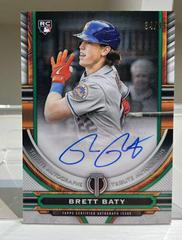 Brett Baty [Green] Baseball Cards 2023 Topps Tribute Autographs Prices