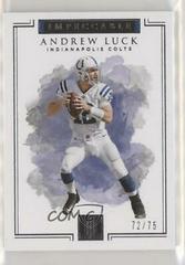 Andrew Luck #7 Football Cards 2017 Panini Impeccable Prices