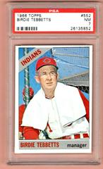 Birdie Tebbetts #552 Baseball Cards 1966 Topps Prices