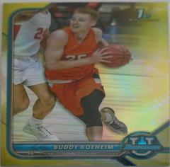 Buddy Boeheim [Chrome Yellow Refractor] #51 Basketball Cards 2021 Bowman University Prices