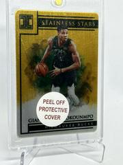 Giannis Antetokounmpo [Gold] Basketball Cards 2019 Panini Impeccable Stainless Stars Prices