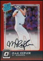 Max Kepler [Red] Baseball Cards 2016 Panini Donruss Optic Rated Rookies Signatures Prices