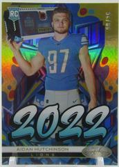 Aidan Hutchinson [Gold] Football Cards 2022 Panini Certified 2022 Prices