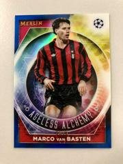 Marco van Basten [Blue] #AA-7 Soccer Cards 2022 Topps Merlin Chrome UEFA Club Competitions Ageless Alchemy Prices
