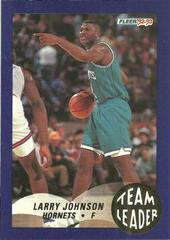Larry Johnson #3 Basketball Cards 1992 Fleer Team Leaders Prices