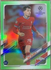 Neco Williams [Neon Green] Soccer Cards 2020 Topps Chrome UEFA Champions League Prices
