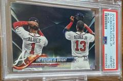 Ozzie Albies, Ronald Acuna Jr. [Black] #US43 Baseball Cards 2018 Topps Update Prices