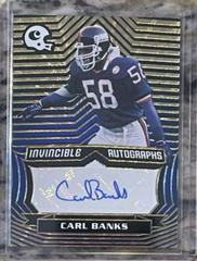 Carl Banks [Blue] Football Cards 2021 Panini Chronicles Invincible Autographs Prices