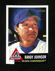 Randy Johnson [Night Background] #10 Baseball Cards 2002 Topps Heritage Prices