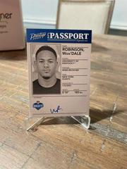 Wan'Dale Robinson Football Cards 2022 Panini Prestige NFL Passport Signatures Prices