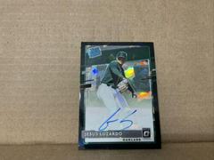 Jesus Luzardo [Cracked Ice Black] Baseball Cards 2020 Panini Donruss Optic Rated Rookies Signatures Prices