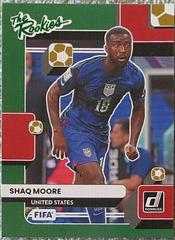Shaq Moore [Green] Soccer Cards 2022 Panini Donruss The Rookies Prices
