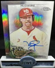Mark McGwire Baseball Cards 2022 Topps Allen & Ginter Chrome Autographs Prices