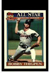 Bobby Thigpen #396 Baseball Cards 1991 Topps Tiffany Prices