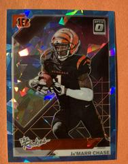 Ja'Marr Chase [Ice] #TR-7 Football Cards 2021 Panini Donruss Optic The Rookies Prices